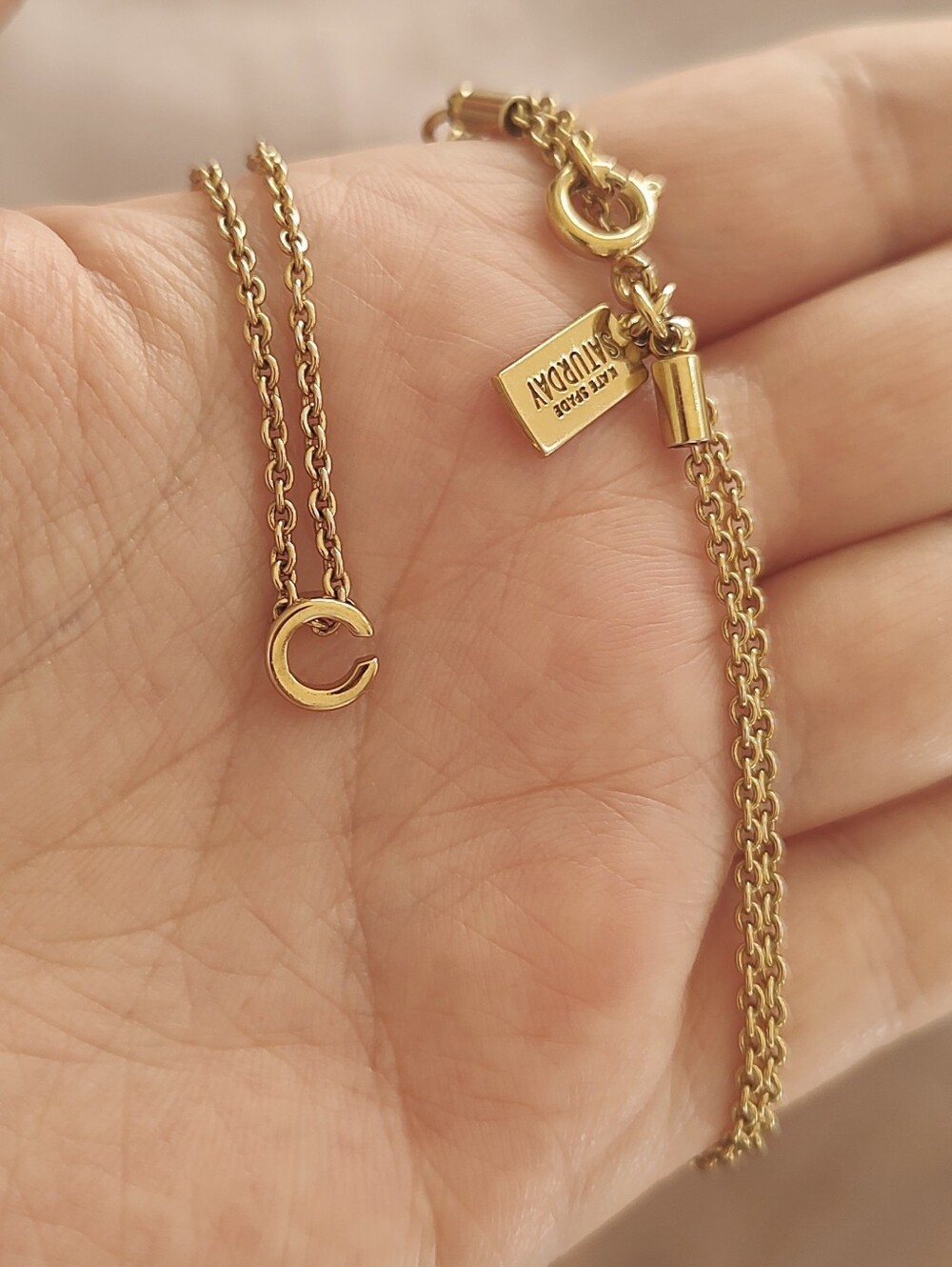Kate Spade Letter C Necklace